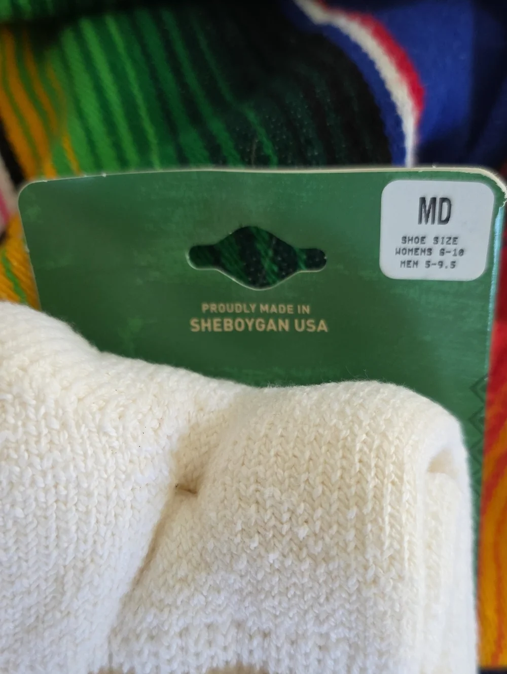 NWT Wigwam King Cotton Crew Socks Hiking Unisex Vintage Scrunchie Socks 2 Pair M